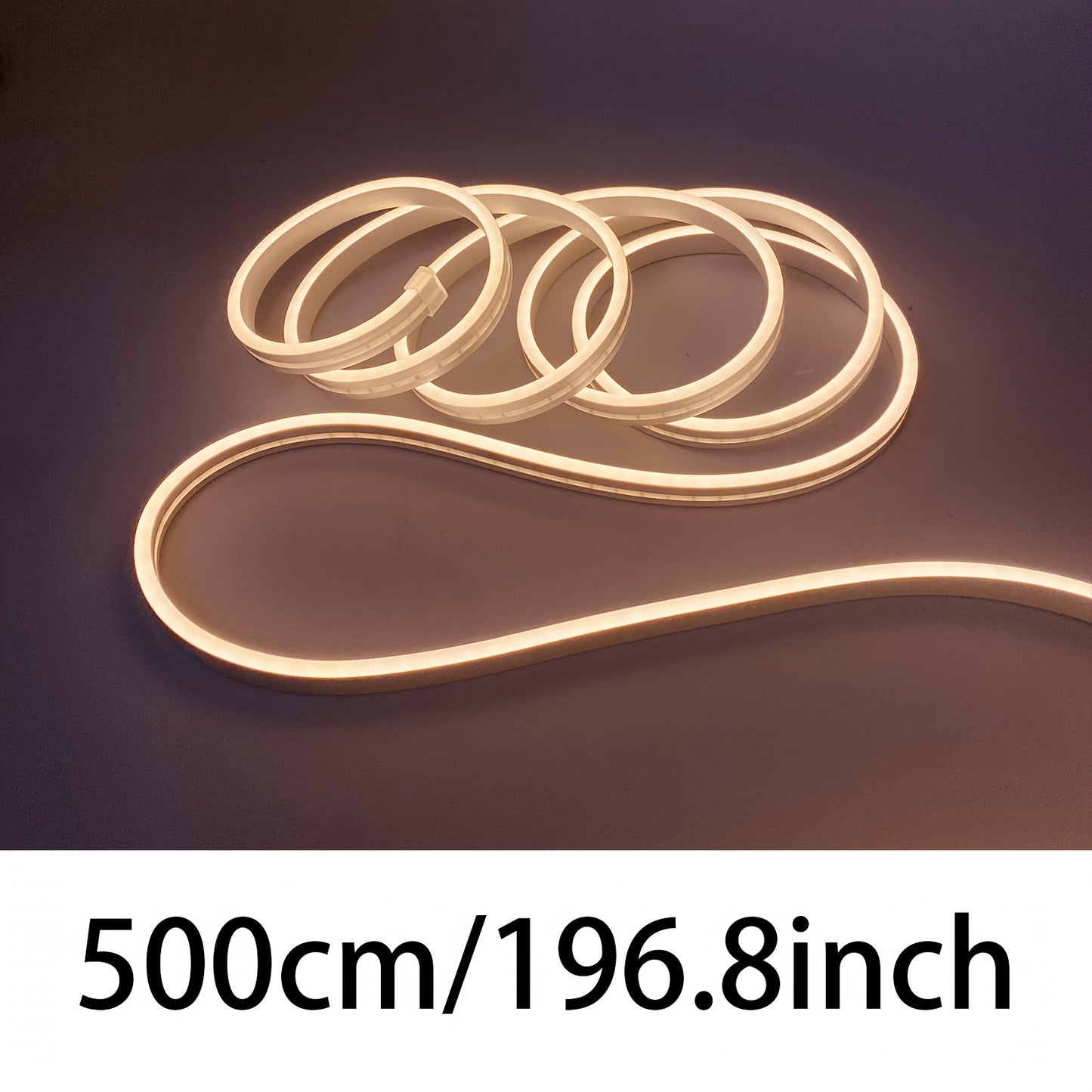 USB Neon Light Strip with Touch Switch - Dimmable Warm White - Ideal for Home Decor, Ambiance, & Lighting Solutions - Perfect Mother's Day Gift