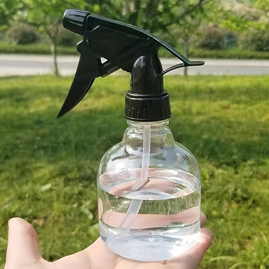 250ML versatile watering can for gardens, transparent plastic spray bottle for hair and skin hydration.