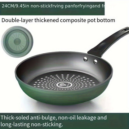 Durable Non-Stick Frying Pan Set with Lid - Easy to Clean, Suitable for Gas & Induction Stove Tops, Ideal for Cooking Healthy Meals