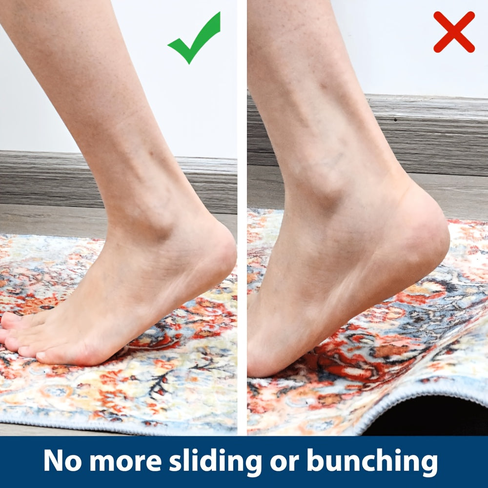 Enhance home comfort and safety with our durable beige non-slip rug pads. Perfect for hardwood floors, these PVC gripper mats keep your area rugs in place and protect against slipping. Keep your rugs safe and secure with our anti-skid pads.