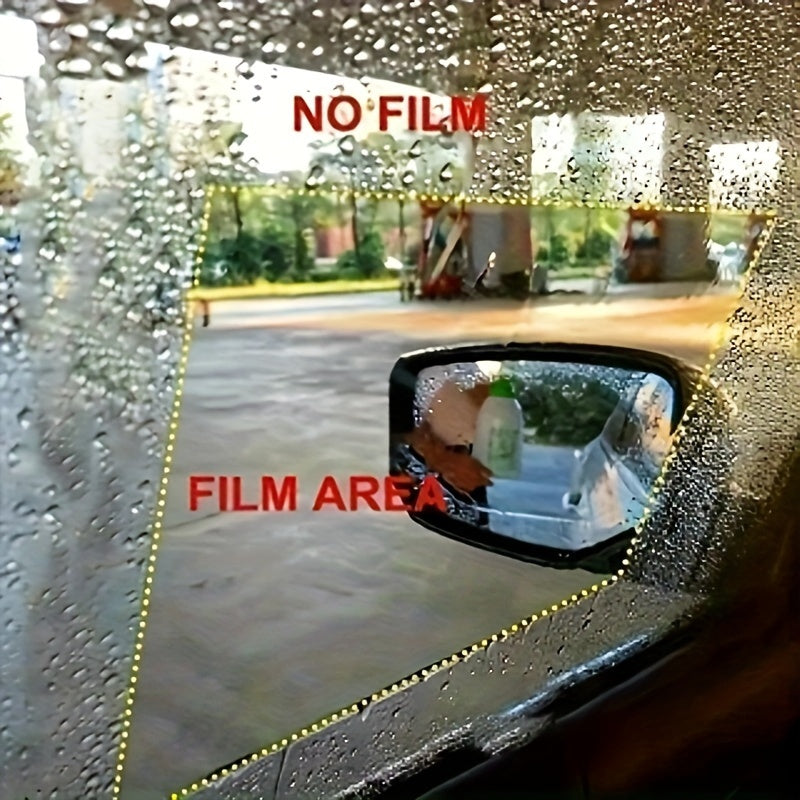 2 or 4 pieces of rain and fog waterproof transparent film for car rearview mirrors.