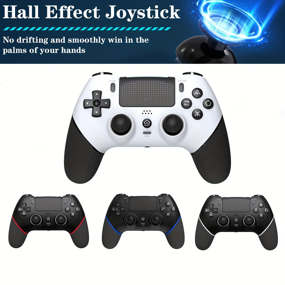 DOBE FOMIS Wireless Controller for PS4/PS4 Pro/PS4 Slim - No Drift, Hall Effect Joysticks, 3.5mm Speaker Jack, 6-Axis Motion Sensor, Turbo Function