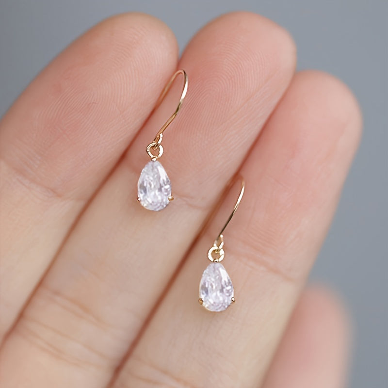 Elegant and simple stylish earrings made with hypoallergenic S925 silver. Featuring a French court style, these luxurious and classical earrings are finished with versatile ear hooks that boast a drop-shaped design for added charm. Perfect for those with