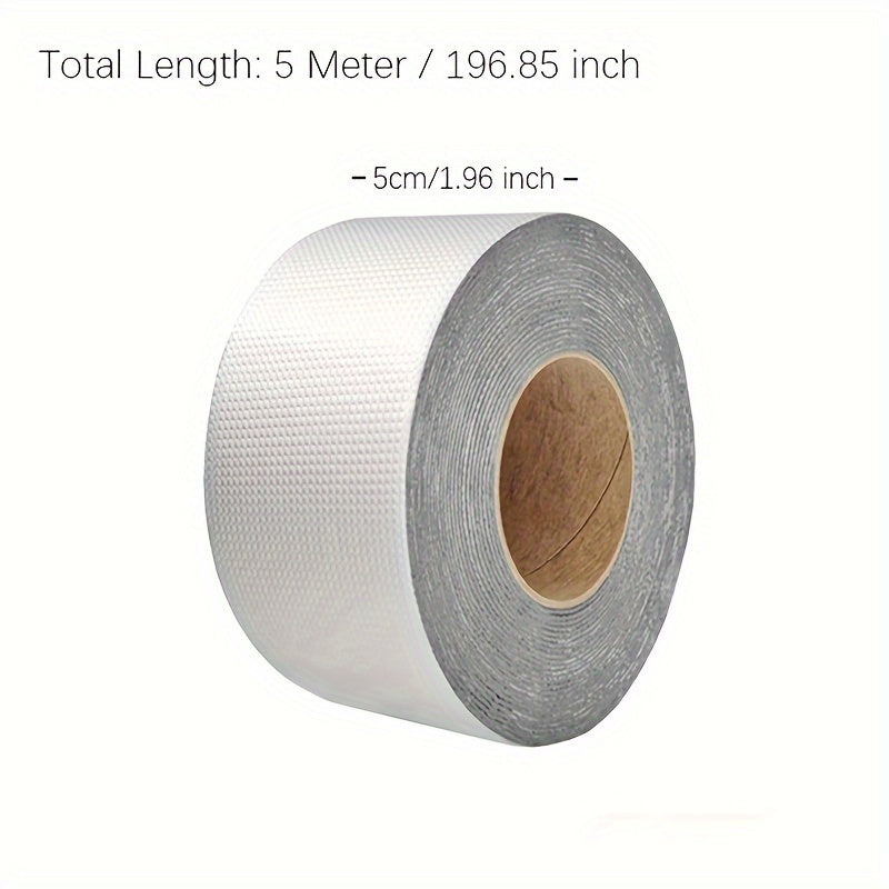 Waterproof sealing tape for pipes made of strong aluminum foil butyl tape.