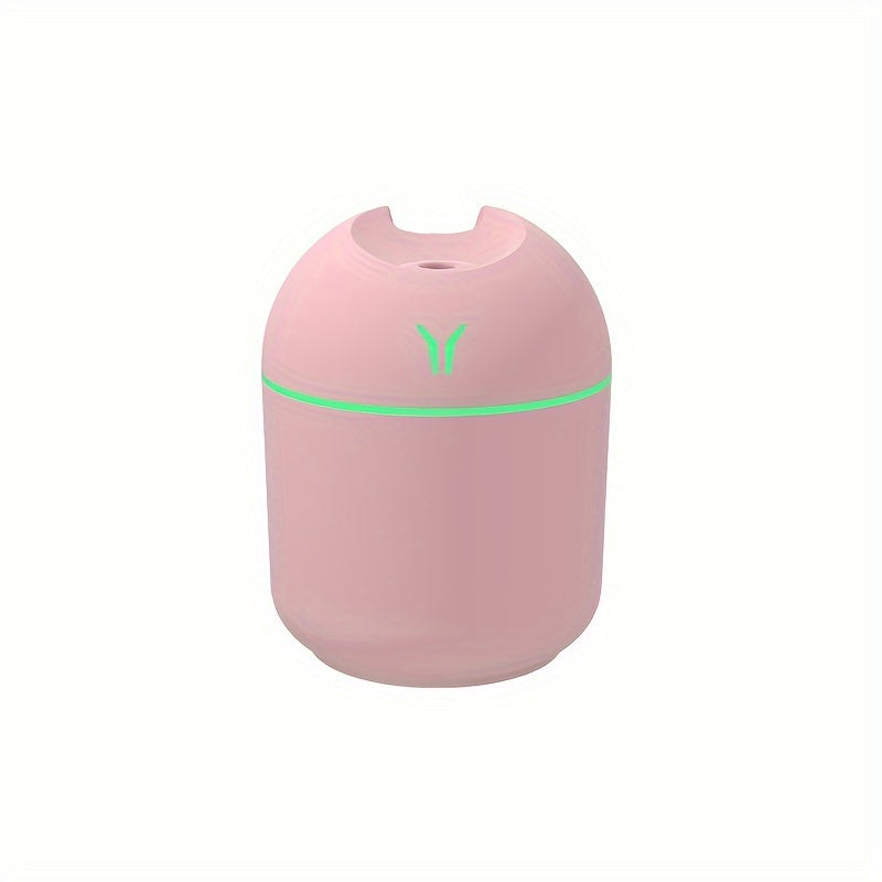 USB-Powered Essential Oil Aroma Diffuser & Humidifier with Cold Mist, Colorful Night Light - Enhances Room Freshness & Plant Health, Available in White, Mint Green, Pink, Home Aroma Diffuser