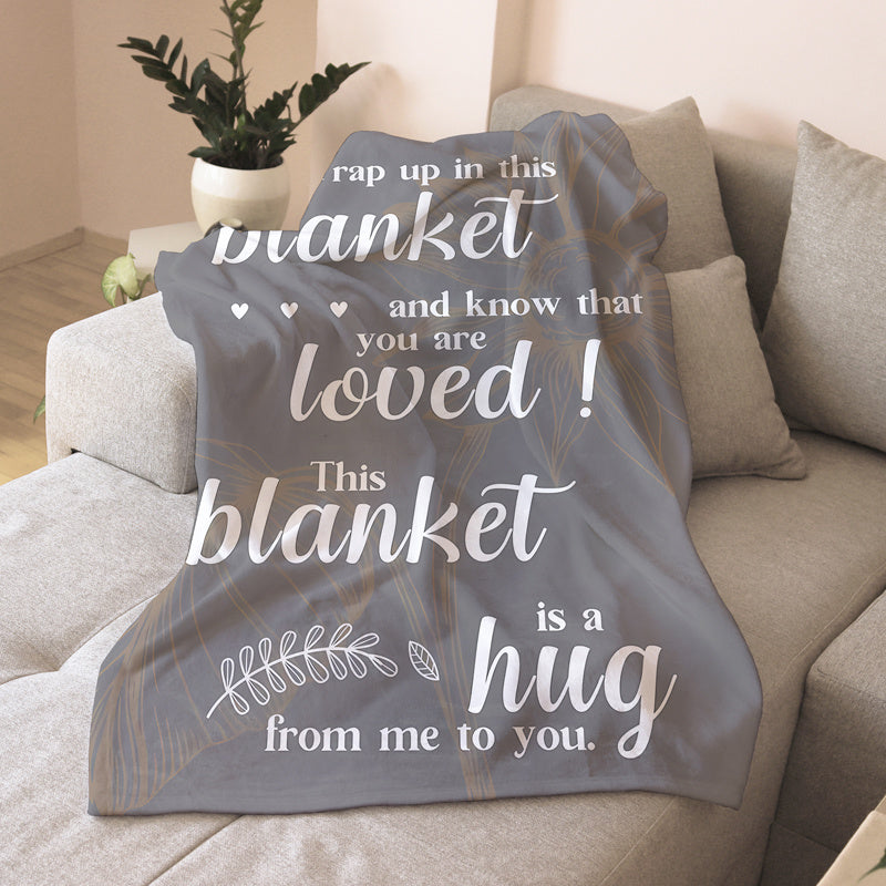 Inspirational Cuddle Blanket for a Speedy Recovery - Luxuriously Soft and Cozy Flannel Throw for Bed, Sofa, Office, or Camping | Ideal Motivational Gift for Him or Her