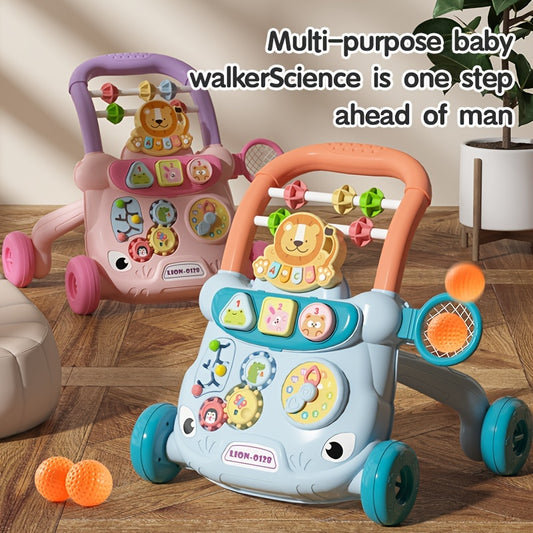 18M+ Multi-Purpose Baby Walker with Learning Panel & Activity Center - Assorted Colors