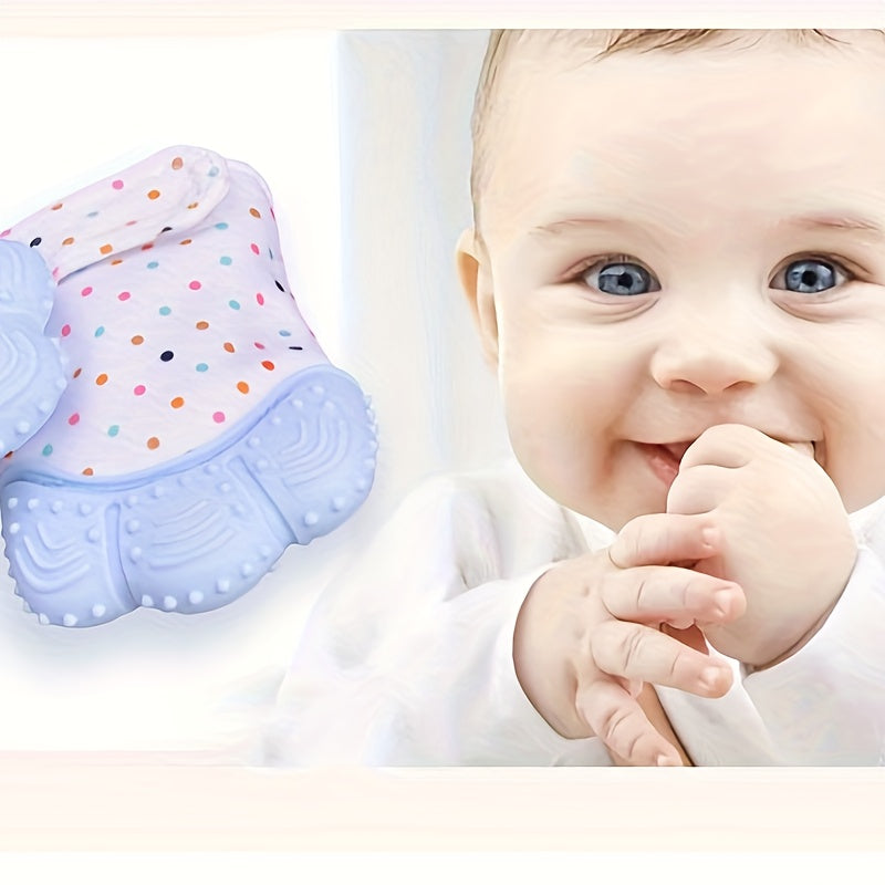 PanLynner Soft Silicone Teething Glove for Babies - Oval-Shaped, Designed for Chewing and Gentle on Gums - Simple to Wash, Ideal Gift for the Holidays - Teether for Babies