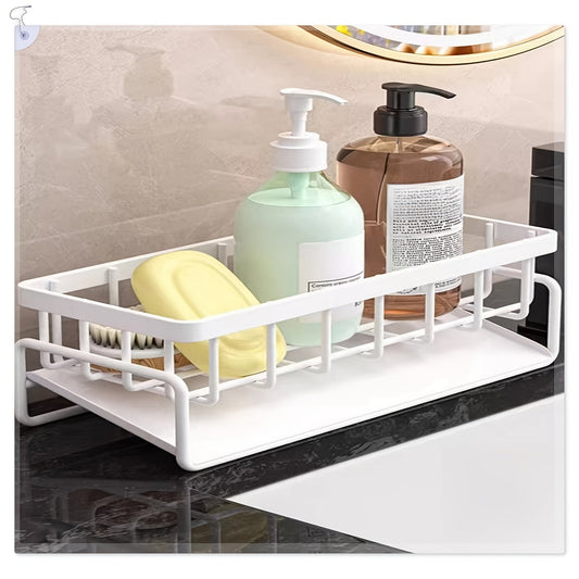 Get organized with the Multifunctional Kitchen Storage Rack! This modern plastic rack comes in a combo pack of 1 or 2 pieces, with 5 styles to choose from. It features a draining function, space-saving design, and large capacity to help keep your kitchen