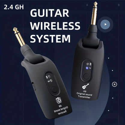 2.4GHz wireless receiver for electric guitars.