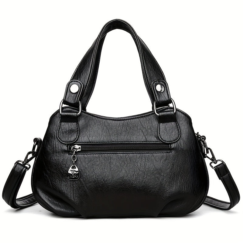 New trendy bag for middle-aged women - versatile handbag with single shoulder and crossbody design.