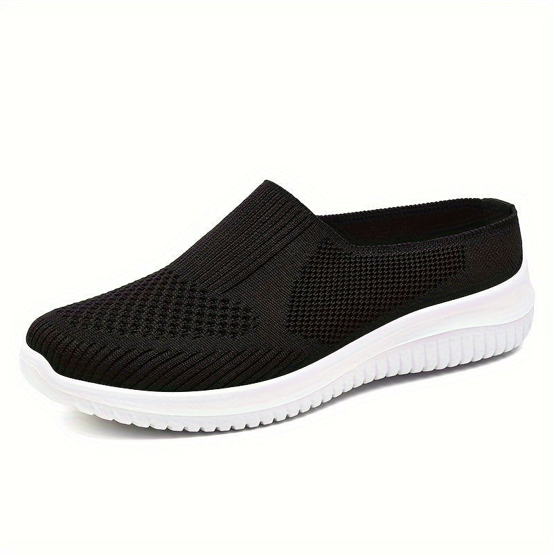 Ayollar uchun yumshoq, nafas oladigan mato va PU taglik bilan tayyorlangan slip-on loafers, bahor va yoz uchun mukammal. Norasmiy kiyim uchun ideal.