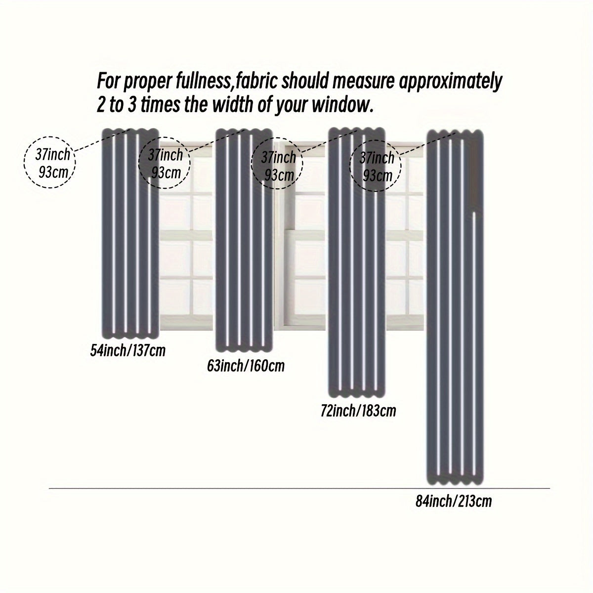 100% opaque blackout curtains, with a layer of lining included, 2 pieces.