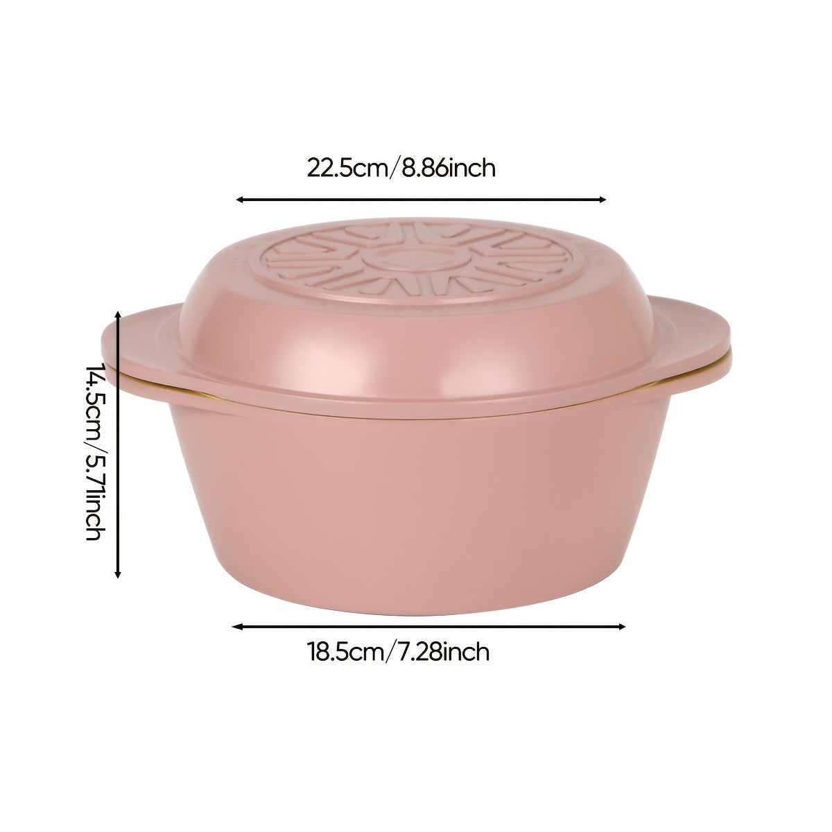 Multipurpose 22.1cm Aluminum Pan - Ideal for Frying, Sauteing, and Cooking - Must-Have Kitchen Tool