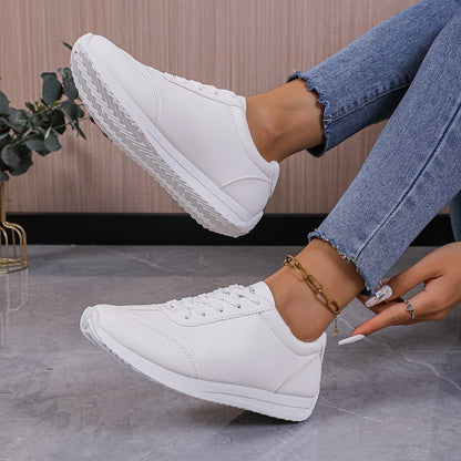 Women's fashion sneakers with comfortable platform and soft sole, ideal for casual wear and work.