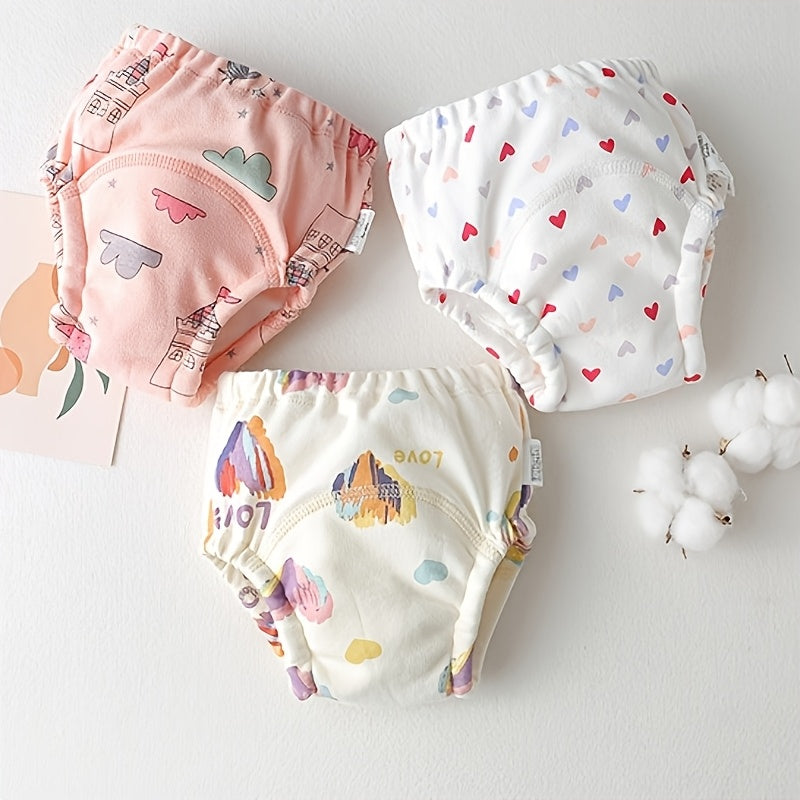 Baby diaper covers that are soft, absorbent, and reusable. These Korean style knit fabric diapers are waterproof and breathable, with four layers for ultimate protection. Ideal for newborns and perfect for training pants.