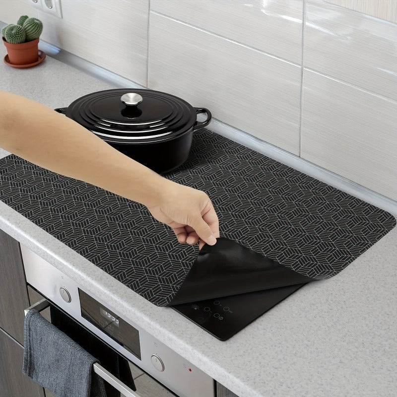 Silicone Kitchen Stove Mat - Extra-Large Size, Heat-Resistant, Non-Slip Countertop Protector with Anti-Scratch Design for Oven, BBQ, and Cooking