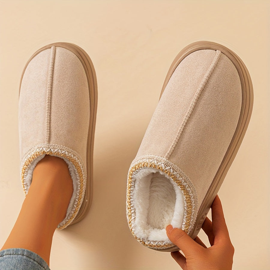 Stay warm and cozy with our unisex winter slippers. Corduroy material, non-slip sole, breathable comfort, universal fit, and fabric liner ensure maximum warmth and comfort. Perfect for