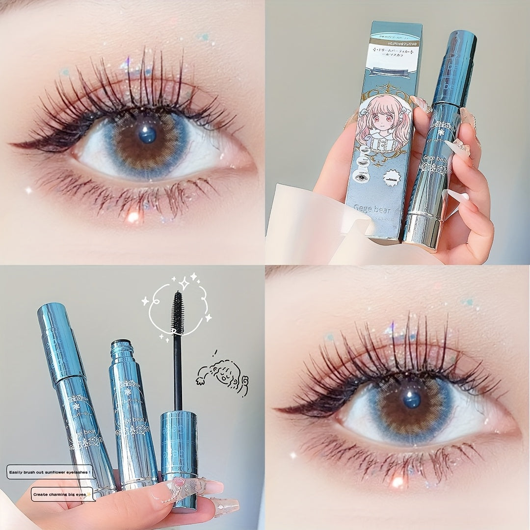 Dense Slender Mascara for Natural Curling, Durable and Waterproof with Plant Squalane Formula.