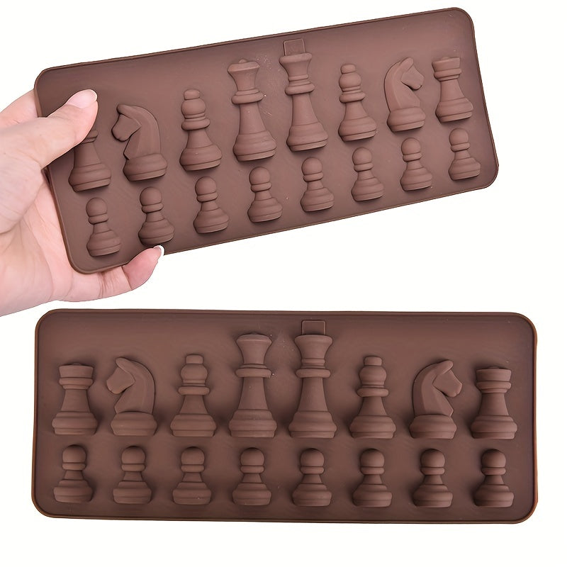 Chess Chocolate Mold (1 Piece), 3D Silicone Mold for Chess Candy, Fondant, and Biscuits - Perfect DIY Cake Decorating Tool, baking Tools, Kitchen Gadgets, and Accessories for Home Kitchen Items