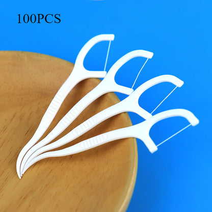 100 Ultra-Fine Disposable Toothpicks for Oral Care & Deep Cleaning