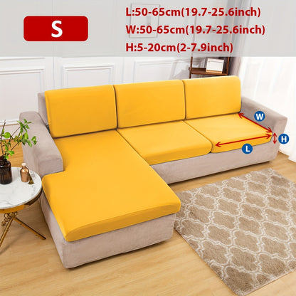 Classic Stretch Sofa Cover, Elastic Band Slipcover for Armchair to Sectional Sofas, Machine Washable Polyester and Spandex Blend, Fits Single to Four Seater Couches.