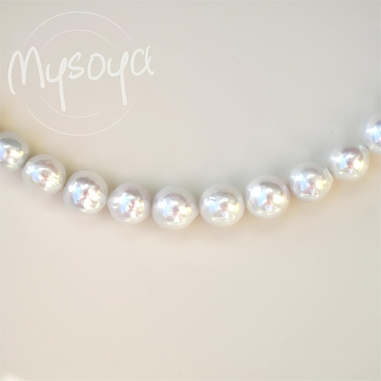 Artisan-made White Baroque Pearl Necklace - Exquisite 8-10mm Freshwater Pearls with Elegant Silver Clasp, Ideal Present for Any Event, Comes in a Luxurious Gift Box, Organic, Uneven Shape, Versatile Jewelry