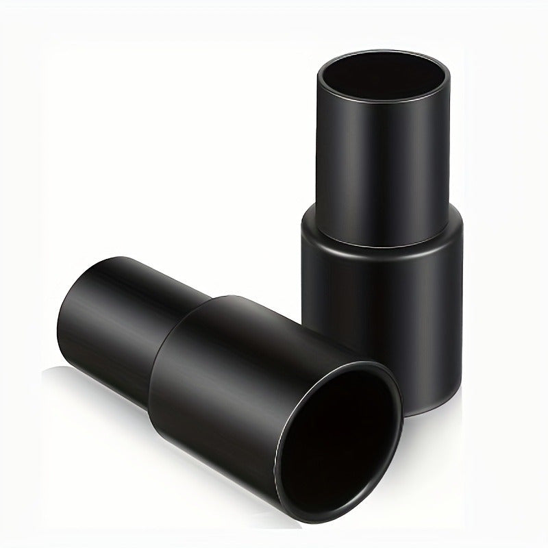 2 pieces of Vacuum Adapter, compatible with 35mm (1-3/8in) Mm to 32mm (1-1/4in) Inner Diameter brushes. Fits 35mm Outer Diameter tubes. Made of plastic.