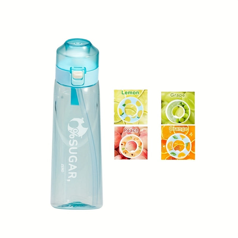 7 Fruit Flavour Pods Starter Set with Drinking Bottles, including Sports Water Bottle and scented flavour pods, a best seller.