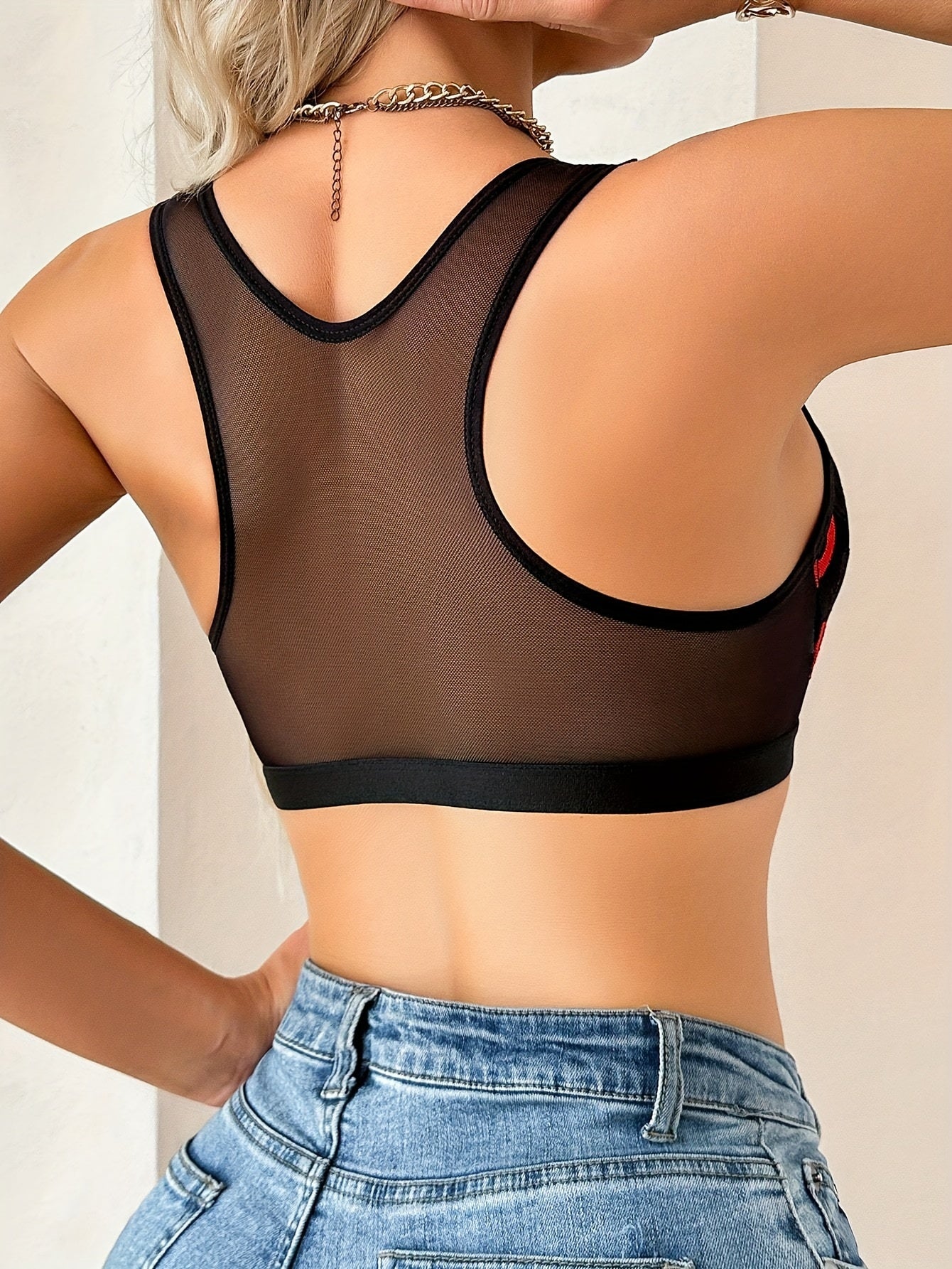 Zamonaviy Dantelli Old Qopqoq Bralet - Ayollar uchun Simsiz Push-Up Bra