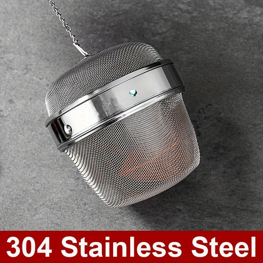 Stainless Steel Tea Infuser Strainers - Set of 304, Multi-functional Mesh Herbal Balls, Locking Tea Strainer Spice Filters for Loose Leaf Tea and Seasoning - Essential Kitchen Accessories