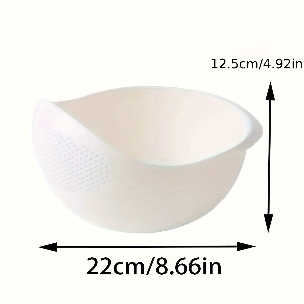 1 piece of Rice Washing Drain Basket, Rice Washing Filter Basket, Creative Rice Washing Sieve, Plastic Rice Colander, Household Rice Washing Basket, Multifunctional Rice Washing Basin, Kitchen Supplies, Kitchen Accessories.