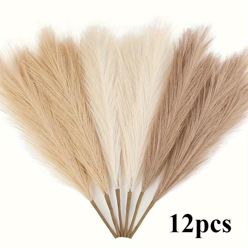 Artificial reed grass decor pack, fabric material, for home weddings and holidays.