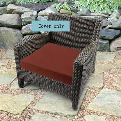 Full-cover zipper sofa cushion backrest cloth cover set. Perfect for outdoor and courtyard sofas. Natural, breathable fabric with delicate texture. Resistant to deformation. Tight cover cushion does not shift. Does not include inner core.