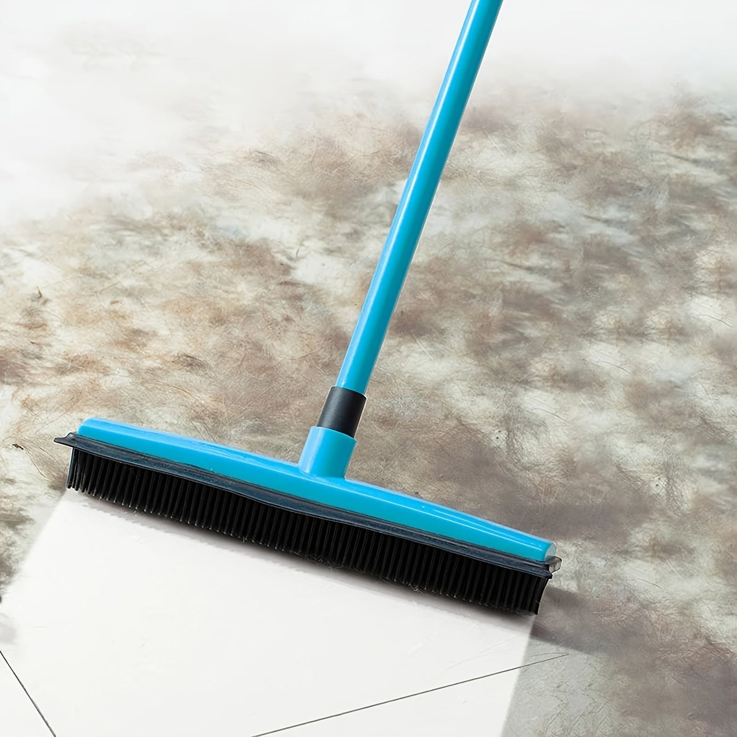 Get ready for school with this handy carpet hair removal sweeper! This telescopic broom comes with a silicone cleaning brush and dust removal floor brush, making it the perfect tool for keeping your home clean. Say goodbye to pet hair with this pet hair