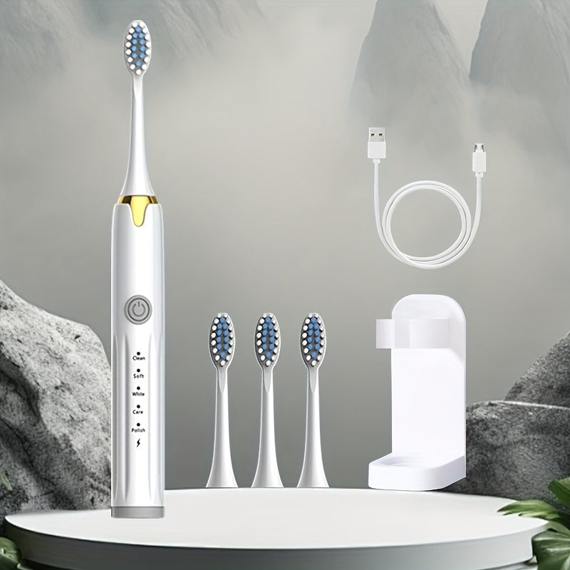 B1-Bai Electric Toothbrush Set - 5-speed charging model with automatic teeth whitening and ultra-soft replaceable brush head. Perfect for daily oral care at home or on the go.