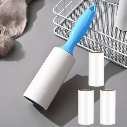 Super Sticky Roller Set removes pet hair from clothes, furniture, and carpets with ease. Contains 60 sheets per roll.