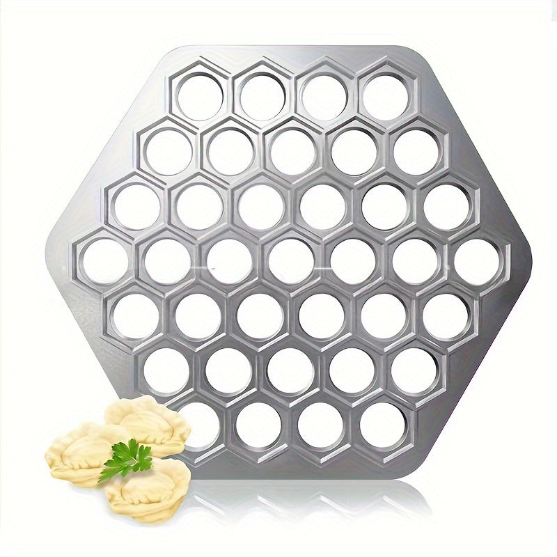 Collection of handy kitchen gadgets comprising of a dumpling maker, dumpling cutter, golden aluminum dumpling mold, tray dumpling cooking mold, and portable outdoor camping tool for effortless transport and convenience during use.