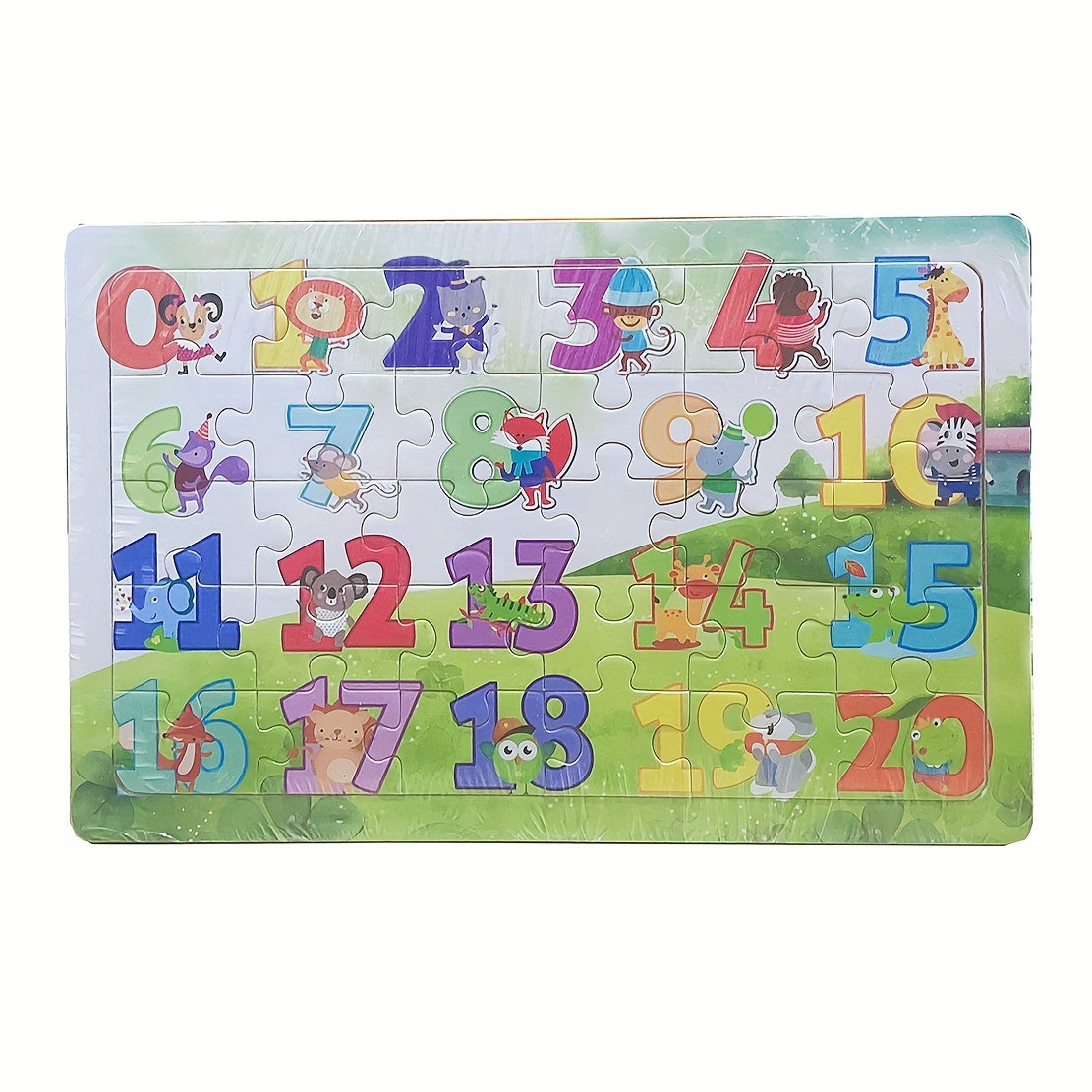 30-piece wooden puzzles featuring animals, dinosaurs, and cartoons for children to enhance their hands-on skills and kindergarten education.