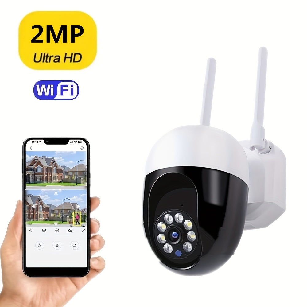 5G WiFi Outdoor Security Camera with Night Vision, Color Monitoring, Smart Tracking, and Waterproof Design - USB Powered for Home Surveillance