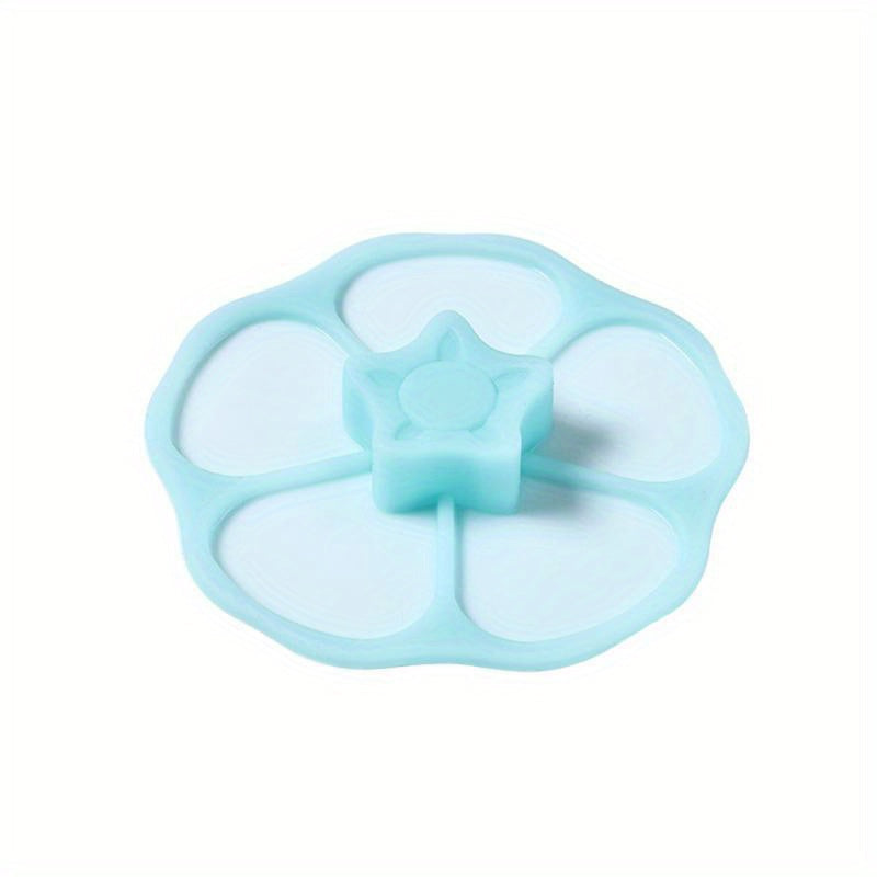 Silicone Cup Lid in the Shape of a Flower - Safe for Food Contact, Leak-Proof, Dust-Proof, Clean Cover for Drinks