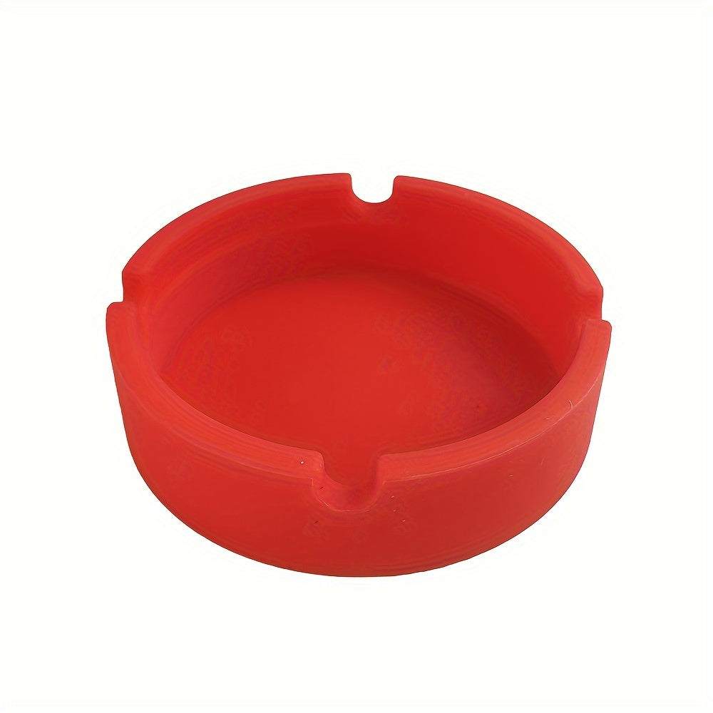 Silicone ashtray for indoor and outdoor use, perfect gift for men.