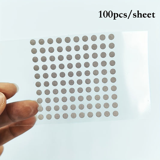 100 self-adhesive 4mm conductive tape dots for remote controls, keyboards, and game consoles. Easy repair patch for Xbox, PS4 controllers. No cutting required. Made from conductive silicone