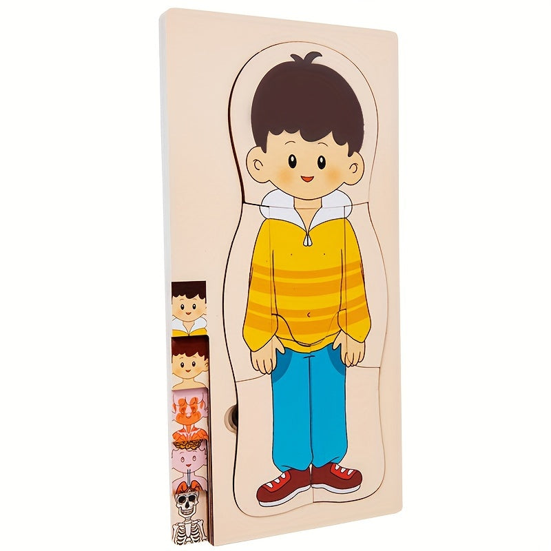 Wooden puzzle educational toy for children, promoting parent-child interaction and the enlightenment of young minds.