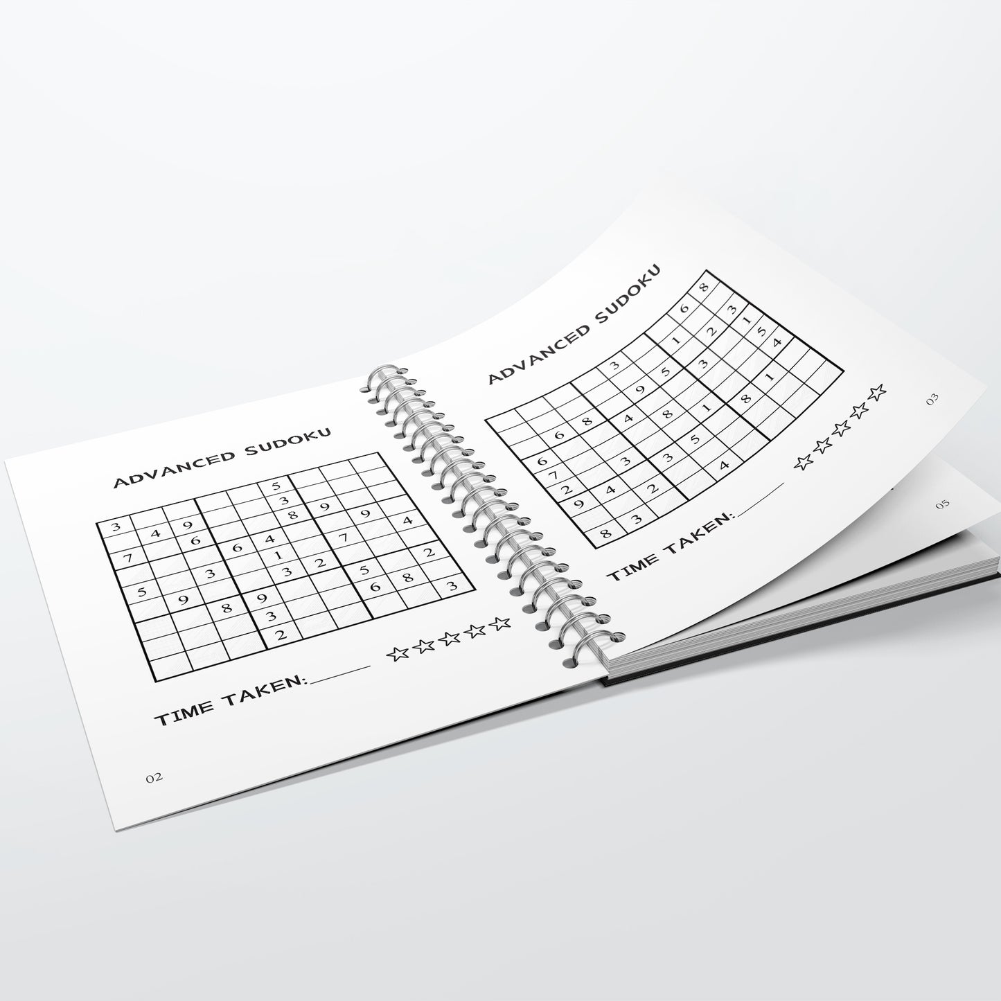 Sudoku puzzles for all ages, ranging from easy to challenging, to improve focus and problem-solving skills