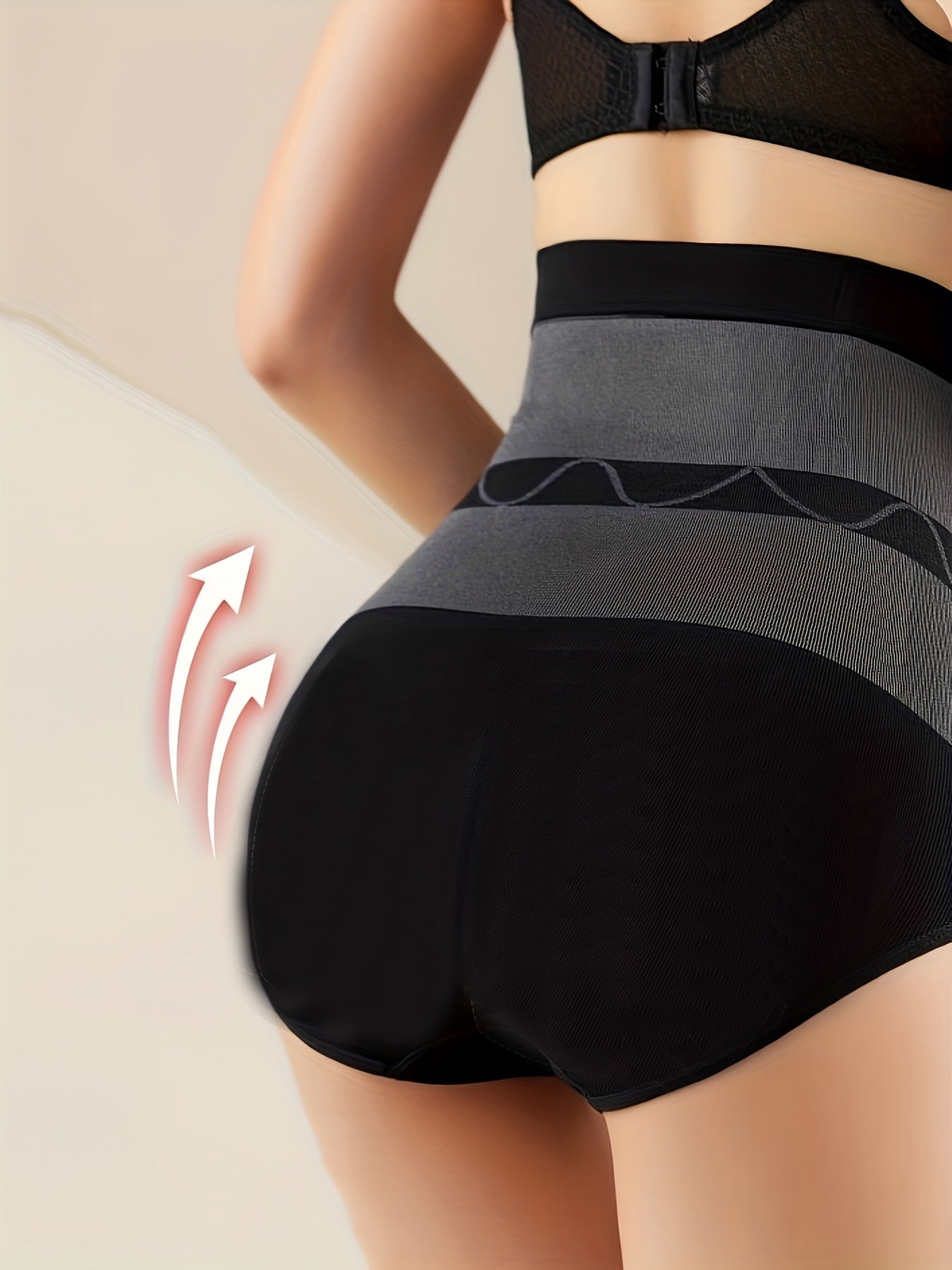 High waist shaping panties that provide tummy control and lift the butt, perfect for women's shapewear.