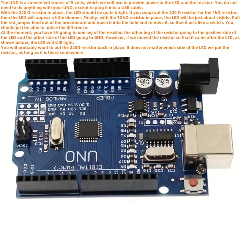 Arduino UNO R3 RFID Kit with programmable digital display, hardwired power, and white material. Ideal for office and reading use, assembly required. No battery or laser included.