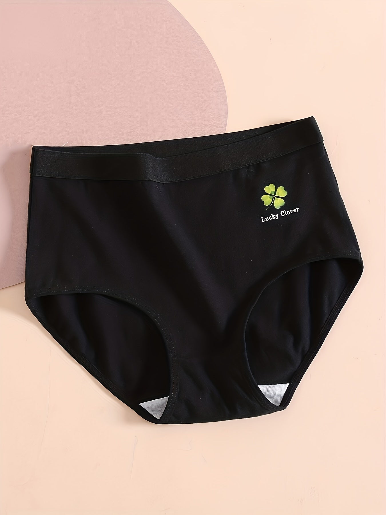 10 comfortable fabric underwear with fruits and plants print for women.