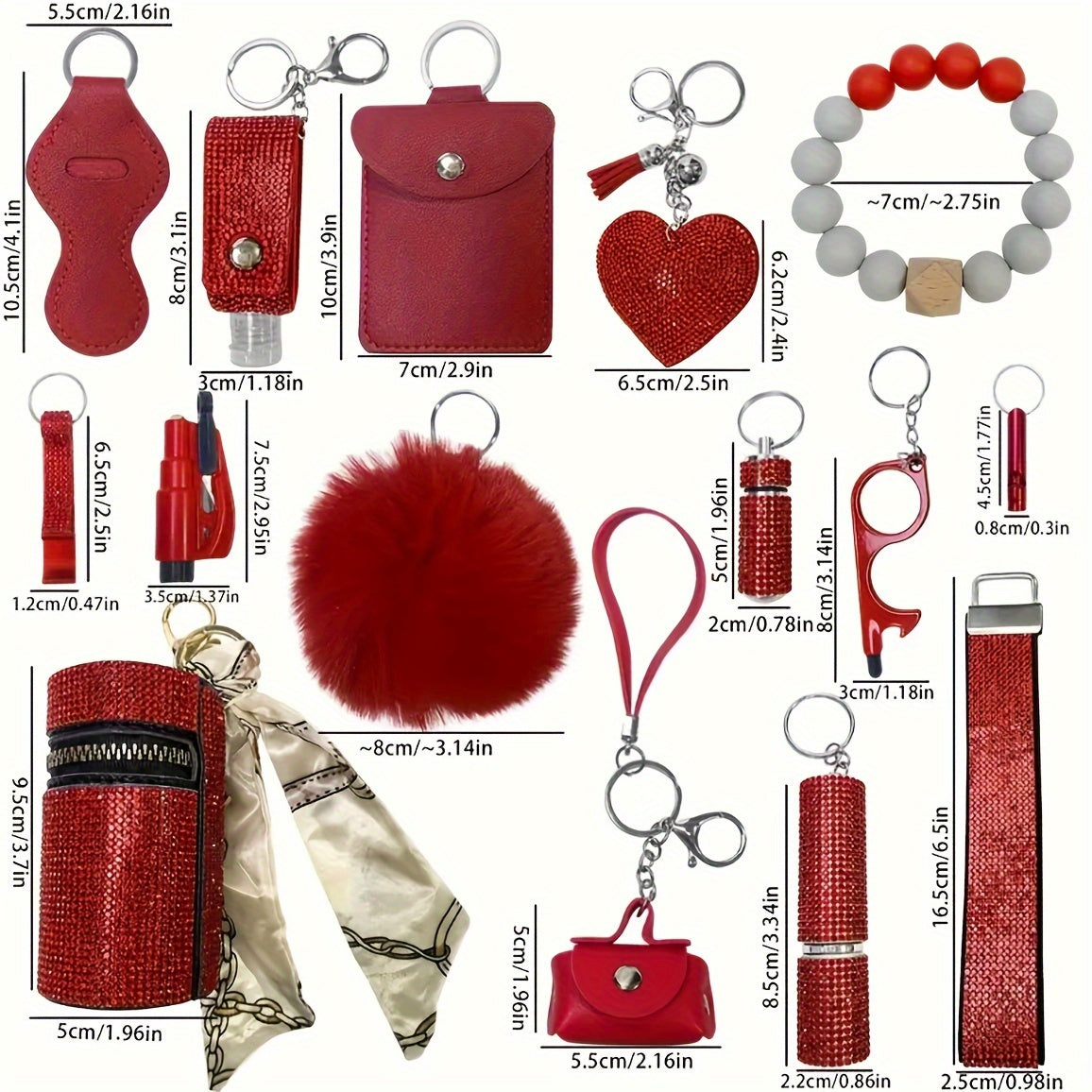 Complete Safety Kit with Personal Alarm and Protective Accessories, Perfect Gift for Women for Everyday Use.