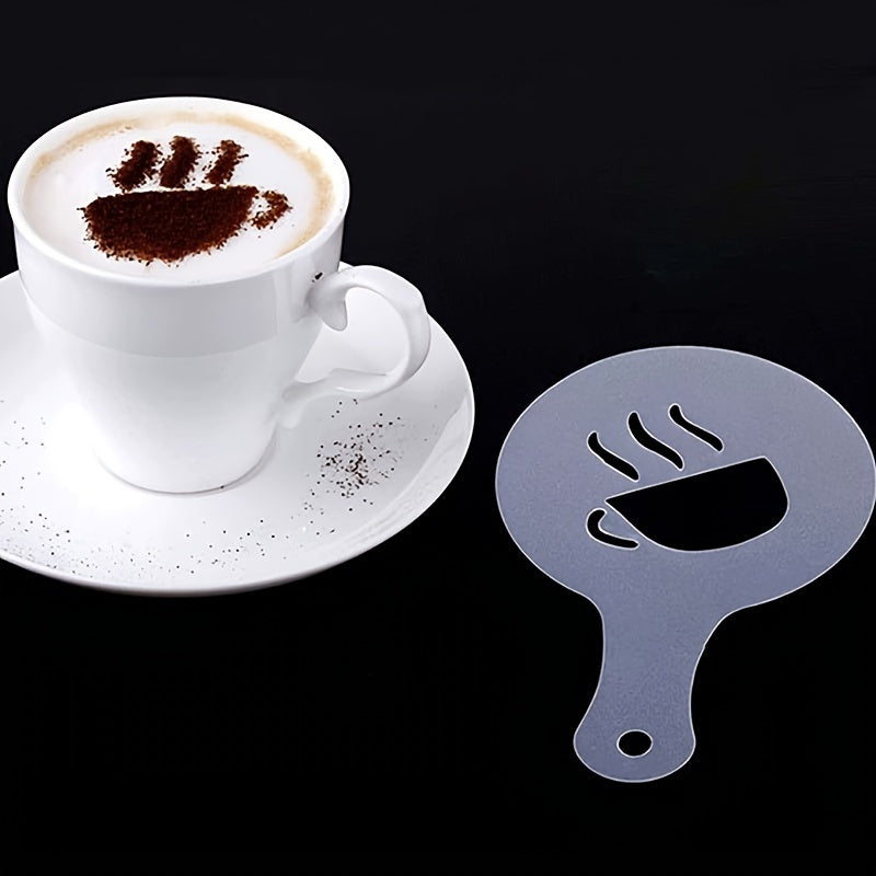 Set of 16 Coffee Latte Molds - Easily Make Frothy Coffee Beverages in the Comfort of Your Home